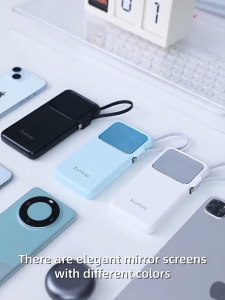 【3C Certified】Yoobao PDL20 20000mAh Powerbank 22.5W Fast Charging Power Bank Built-In Cable Pawer Bank Yoobao Powerbank