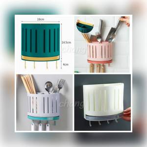 ดิฉันสอน เสริมสวยใส่ช้อน มีด ฟิลเลอร์ กล่องใส่ช้อน-ส้อมพร้อมกับช่องเสียบมีด *ตะขอแขวน2ชิ้น* CH0629 - ราคาที่ประมาณ 7,500 ฿