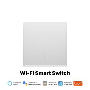 MOES Tuya WiFi Smart Star Feather Switch EU Air Touch With Neutral Light Scene 2in1 APP Remote Control Support Alexa Google Home