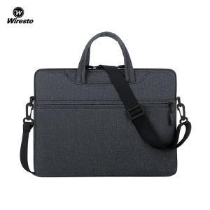 Wiresto Business Bag 15.6 - inches Laptop Bag Fashion Shoulder Bag Portable Cross Body Bag Waterproof Messenger Bag Large Capacity Handbag Bag Lightweight Casual Bag Leisure Bag
