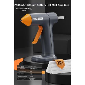 deli | Cordless Charging Hot Glue Gun 7mm