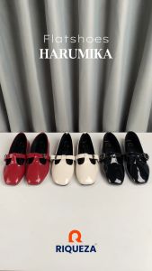 Desain Sepatu Elegan: Riqueza HARUMIKA Sepatu Mary Jane Shoes Flat Shoes Wanita