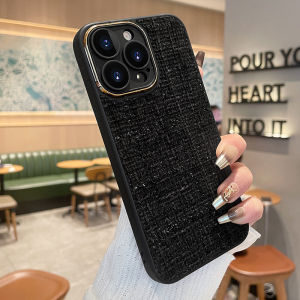 Fall Winter Plush Small Fragrance Style Phone Case for Apple 15Promax 14Pro Built-In Lens Film 13PM Luxury High-End 11 Internet Celebrity Goddess 12Pro Trendy Premium Model