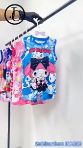 Kids jersey terno for girls 2-7yrsold melody