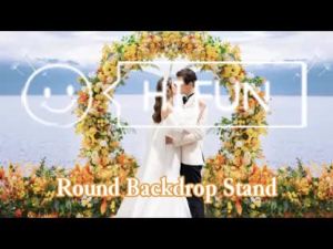 Round Backdrop Stand Golden Circle Balloon Arch Kit: A Comprehensive Guide