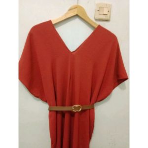 Baju Nagita Slavina Bahan Crinkle Airflow Premium | Long Square Blouse Tunik Nagita | Atasan Wanita Panjang Polos Tunik Belahan Bahan Crinkle Air Flow Import | Dress Blouse Blus | Baju Muslim Wanita Dress Kaftan Nagita Panjang