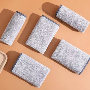 Thickened Cleaning Cloth Oil Absorbent Dishwashing Bowl Tablecloth Non-Water Absorbing Kitchen Small Towel All-Purpose