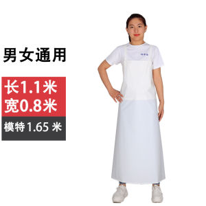 Áo Choàng Dài Chống Dầu TPU Cho Nam Và Nữ Làm Việc Trong Nhà Bếp Và Nhà Máy Lạnh Áo Choàng Ướt Không Tay Áo Choàng Bảo Hộ Lao Động