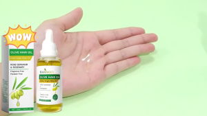 BioCho 100% Natural Olive Hair Oil 50ml – Strengthen Hair Smooth & Reduce Dandruff