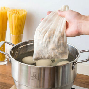 30/40/50cm Height Cotton Coffee Filter Reusable Bag Soup Cooking Food Filter Mesh Bags