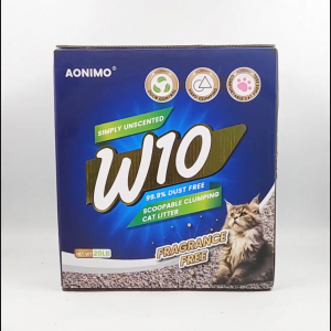 [AONIMO] USA Sodium Bentonite Cat Litter 10lb/20lb (4.5kg/9kg) – 0% Chemical Additives Strong Odor Control Hard Clumping