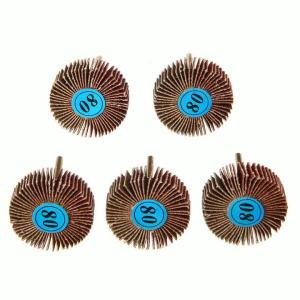 Flap Wheels For Rotary Tool Die Grinder Sanding Disc Set 3.17mm Shank Shutter Polishing Deburring Wheel For Dremel Rotary Tools