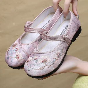 MOSHU | Embroidered Chinese Style Flats