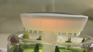 Aroma Humidifier Raindrop Air Humidifier Colorful Light White Noise Essemtial Oil Diffuser Home Ultrasonic Fragrance Diffuser