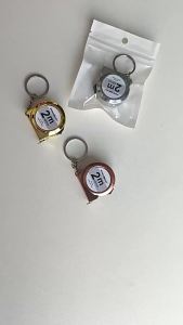 Durable Mini Small Portable Tape Measure Portable Key Chain 2 M Ruler Household Steel Tape Measure