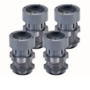 4 Chiều Cao Có Thể Điều Chỉnh Chống Rung Máy Giặt Miếng Lót Chân Chống Trơn Trượt Đế Đồ Hỗ Trợ Tủ Lạnh