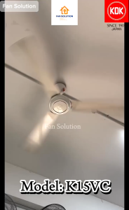 [TWIN PACK=2 UNITS] KDK K15VC REGULATOR CEILING FAN (WHITE) (60"/150CM)/GOVERNMENT PROJECT STANDARD