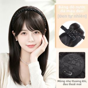 Is a wig | Băng Đô Giấu Tóc Bạc Mái Thưa Đỉnh Cao Nữ