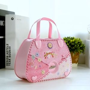 [Hàng sẵn] Đồ chơi hộp nhạc túi xách cô gái nhảy múa màu hồng đáng yêu cho bé gái đồ chơi âm nhạc cho bé gái