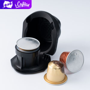 【i Cafilas】[HLB08] Refillable Capsule Adapter converter use Espresso Coffee Disposable capsules Filter Multicap Taste Coffee for Dolce Gusto Use Nespresso capsule