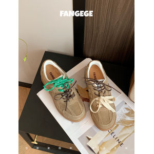 Vangogh Invisible Heightening Sports Casual Shoes Womens 2025 New Thick Bottom Leisure Fashion Sneakers round Toe Deep Mouth