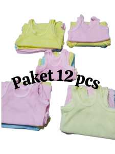 12 pcs kaos dalam anak usia 0-9
