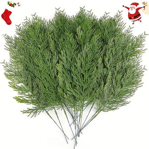 35cm Artificial Green Pine Leaves Christmas Decoration Xmas Tree Home Room Decor 2024 New Year Gift Christmas Garland Accessory