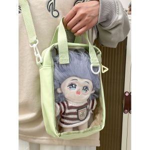 Japanese Style Ins Two-Dimensional Comic Show 20cm Cotton Doll Bag Cartoon Backpack Lovely Girl Crossbody Bag Cartoon Small Bag Female Cute