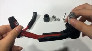 COD  Motorcycle Universal Brake lever guard Stainless Steel Universal  For HONDA YAMAHA SET PAIR