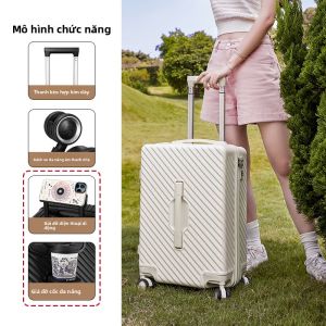 Mexican | Vali Du Lịch Đa Năng Bền Với Khóa Mật Mã Và Bánh Xoay