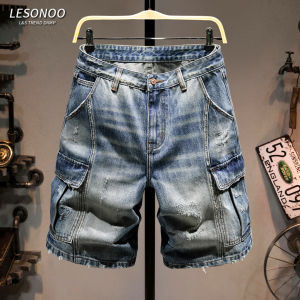 LIANSENNIAO | Premium Multi-Pocket Jeans Shorts