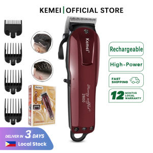Kemei KM-2600 Professional Retro Oil Head Electric Rechargeable Hair Clipper Cord/Cordless Lithium-ion Battery Hair Trimmer Beard Shaver