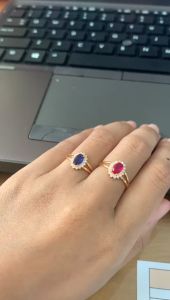 CINCIN PEREMPUAN EMAS KADAR 300 (6 KARAT) DAN KADAR 375 (8 KARAT) CINCIN EMAS GOLD MEWAH MATA BATU SATU BESAR ADA SURATNYA DAN BISA DIJUAL KEMBALI CK 251