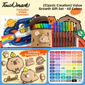 Touch mark | Water-washable Non-toxic Soft-tip Art Markers for Children