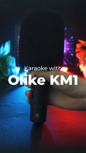 OLIKE MIC KARAOKE BLUETOOTH MICROPHONE WIRELESS PORTABLE SPEAKER KM1