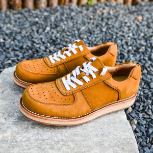 Goodyear Welted Vintage Casual Mens Work Shoes Low Cut