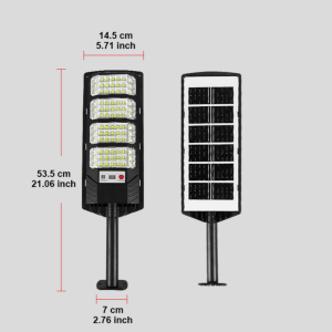 Super Bright 5054 LED Solar Street Light Motion Sensor Remote Control IP67 Waterproof No Wiring Solar Lamp for Garden Yard Patio