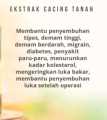 Kapsul cacing obat untuk tipes isi 30 pcs. 