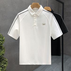 Áo Thun Polo Tay Ngắn Mùa Hè 2025 Cho Nam Dáng Rộng Thể Thao Thường Ngày Nhanh Khô Thời Trang Cổ Polo Áo Thun