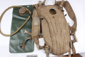US Military Version Public Hair Ilbe Water Bag Package Gray-Brown Tactical 3L Marine Corps Use Outdoor Camping Hiking