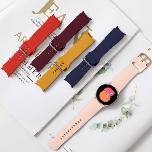 Original Sport Strap for Samsung Galaxy Watch 6/5/4 44mm 40mm Silicone Watchband Bracelet Galaxy Watch 6 classic 43mm 47mm/Watch 4 classic 42mm 46mm/Watch 5 pro 45mm Women Men - Lazada