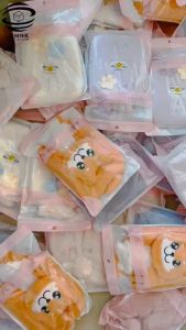 Túi chườm nóng lạnh bụng kinh đa năng 500ml có lớp vải nhung - Hoạt Hình Siêu Kute