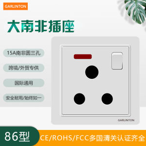 Dark Mounted 15A Socket 86 Type Wall Multi-Function Three round Non-Standard Three Hole Switch Panel Light Manufacturing