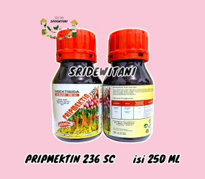 Insektisida PRIPMEKTIN 236sc 1 Liter Pembasmi Hama ulat grayak Tanaman Kebun Abamektin Pipronil