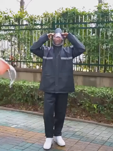 Raincoat Thickened Rainproof Rain Coat Long Style Full Body Rainstorm Proof