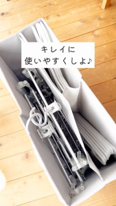 [SG STOCK] AIMEDIA Hanger Storage Bag Organiser Foldable Bag Gray