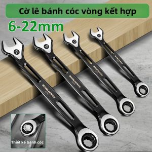 1PC 6-22mm Kết Hợp Đa Năng Cờ Lê Bánh Cóc Hệ Mét Cờ Lê Đa Năng Chống Trơn Trượt Crom-Vanadi Thép Dụng Cụ Cầm Tay Cho Sửa Chữa Kim Loại