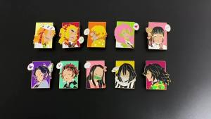 Bandai | Demon Slayer Kimetsu No Yaiba Sabito Zenitsu Cosplay Trâm Cài Anime Phụ Kiện Bộ Quà Tặng Dành Cho Người Hâm Mộ 18 + ACG Trang Trí