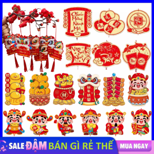 SET 6 DÂY LIỄN TREO CÂY MAI TRANG TRÍ TẾT- Dây Treo Trang Trí Tết Decor Nhà Cửa May Mắn - Đồ Decor Tết Liễng Đỏ Trang Trí Tết Treo Đào Mai