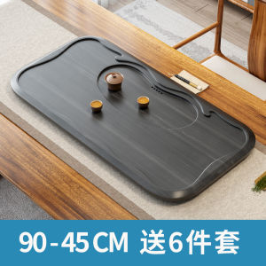 ธรรมชาติ Jinxi สีหิน ถาดชาขนาดใหญ่ใช้ในบ้าน เรียบง่าย ดีไซน์ ห้องนั่งเล่นสไตล์การระบายน้ํา High End สีหิน กระดานโต๊ะน้ําชา